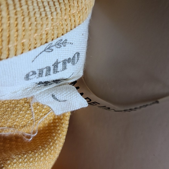 Entro | Mustard Yellow Corduroy Dress w Pockets - Picture 4 of 8